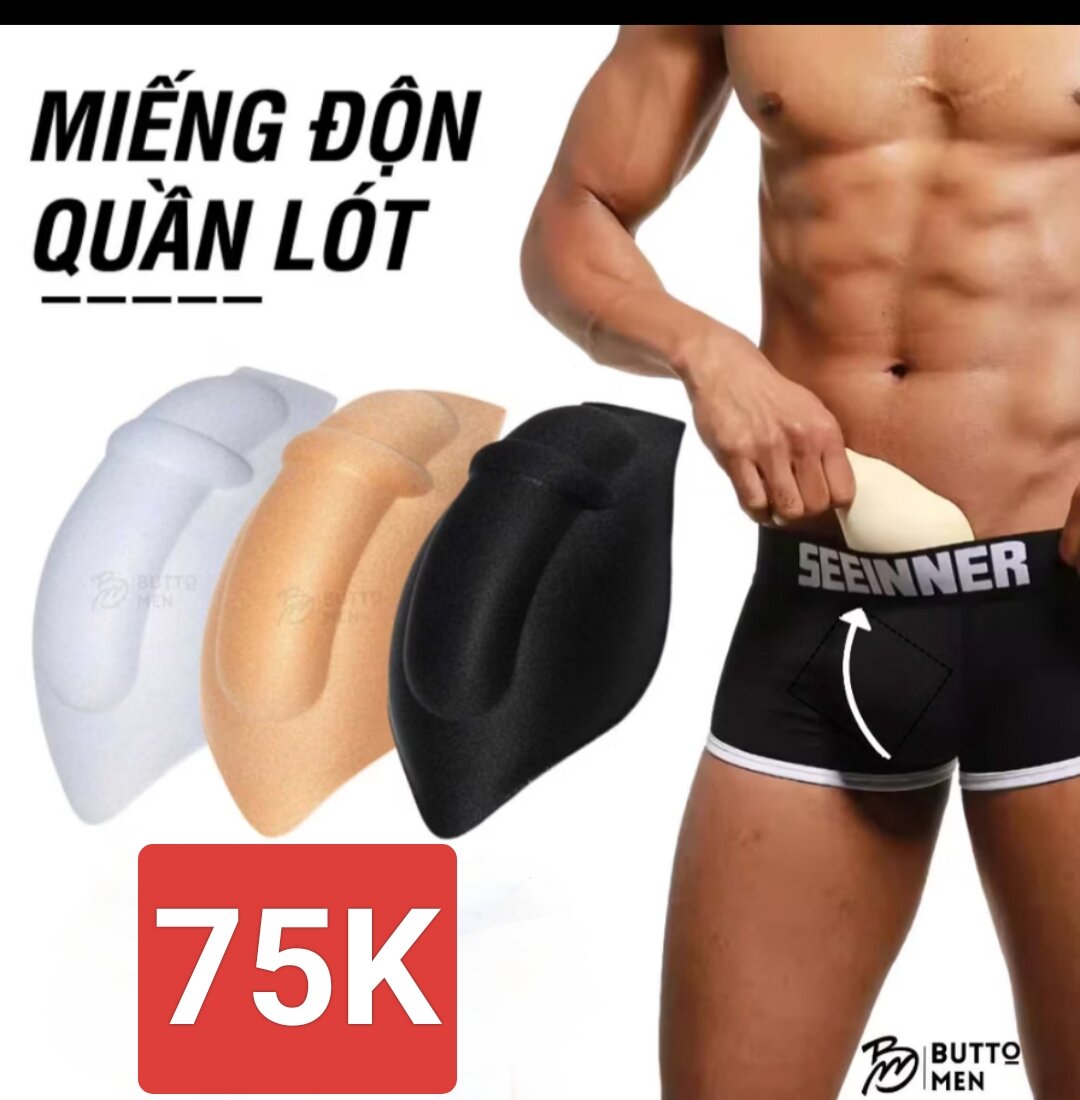 MIẾNG ĐỘN QUẦN LÓT ,mút xốp độn DV cao cấp in 3D hình thật