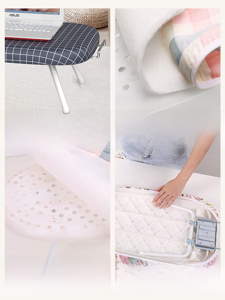 Ironing Board Household Folding Ironing Board Desktop Ironing Board Ironing Clothes Flat Rack Iron Board Base Board Small High-End