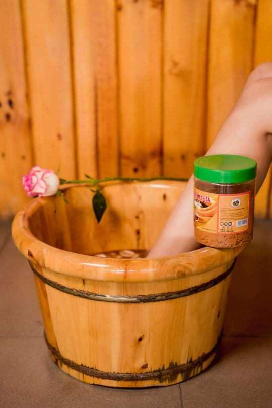 Bột Quế Ngâm Chân 500gram-Hương Quế Trà Bồng