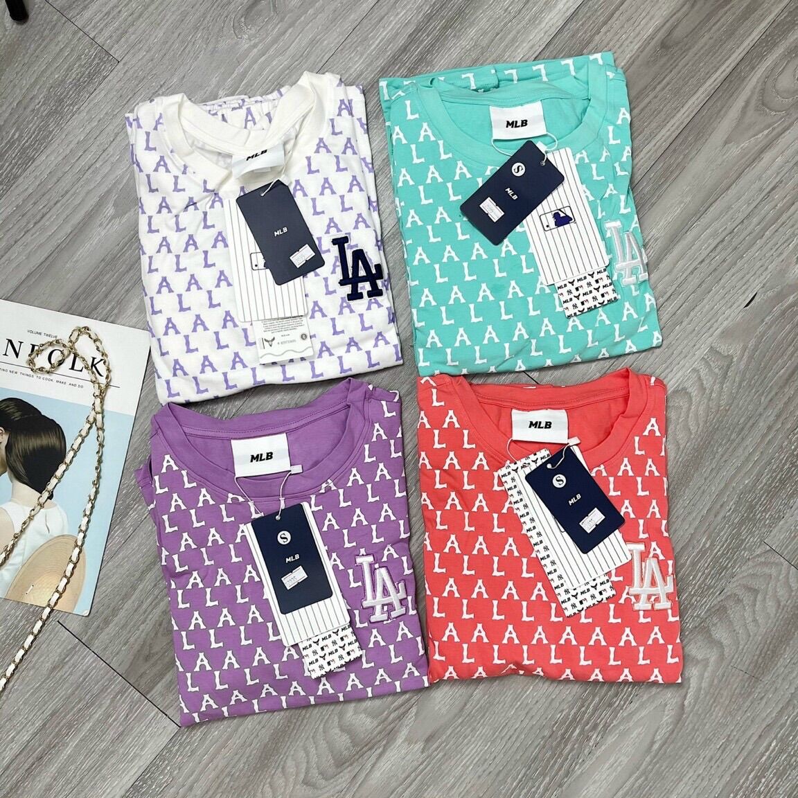 Đồ bộ MLB mới về với chất vải cotton mát mẻ đủ size s m l