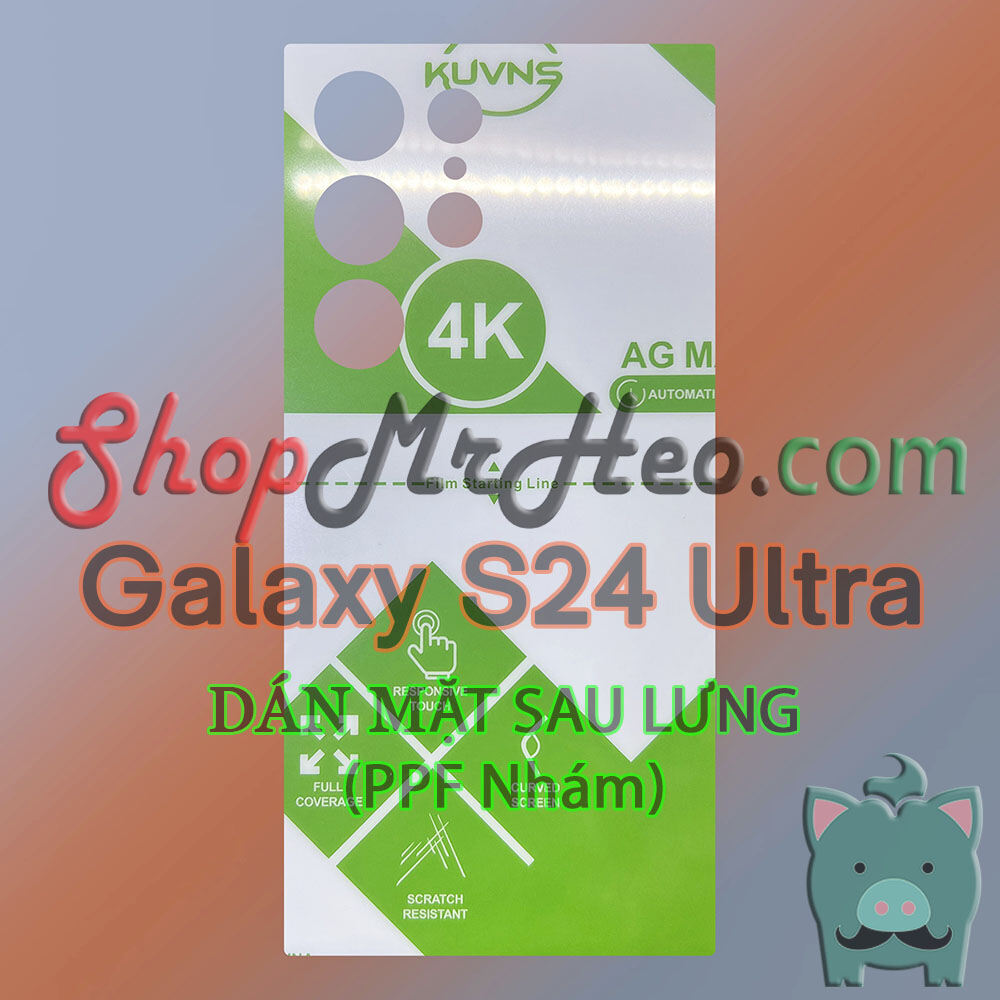 Dán dẻo ppf full sau lưng viền samsung galaxy s24 ultra - ppf 4 lớp dễ dán