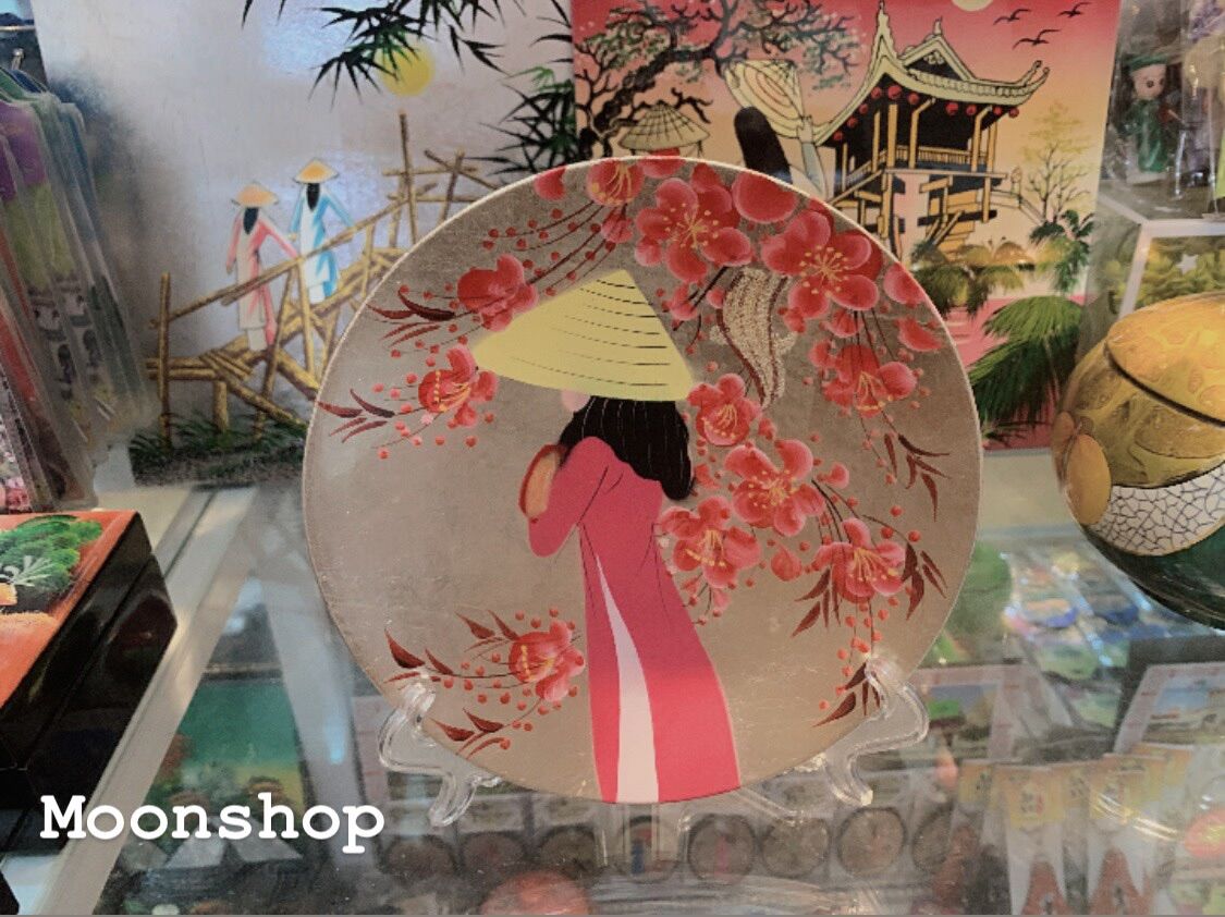 Đĩa sơn mài ( đk:15cm )