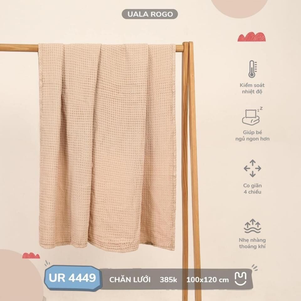 Chăn lưới bambo ualarogo mẫu mới