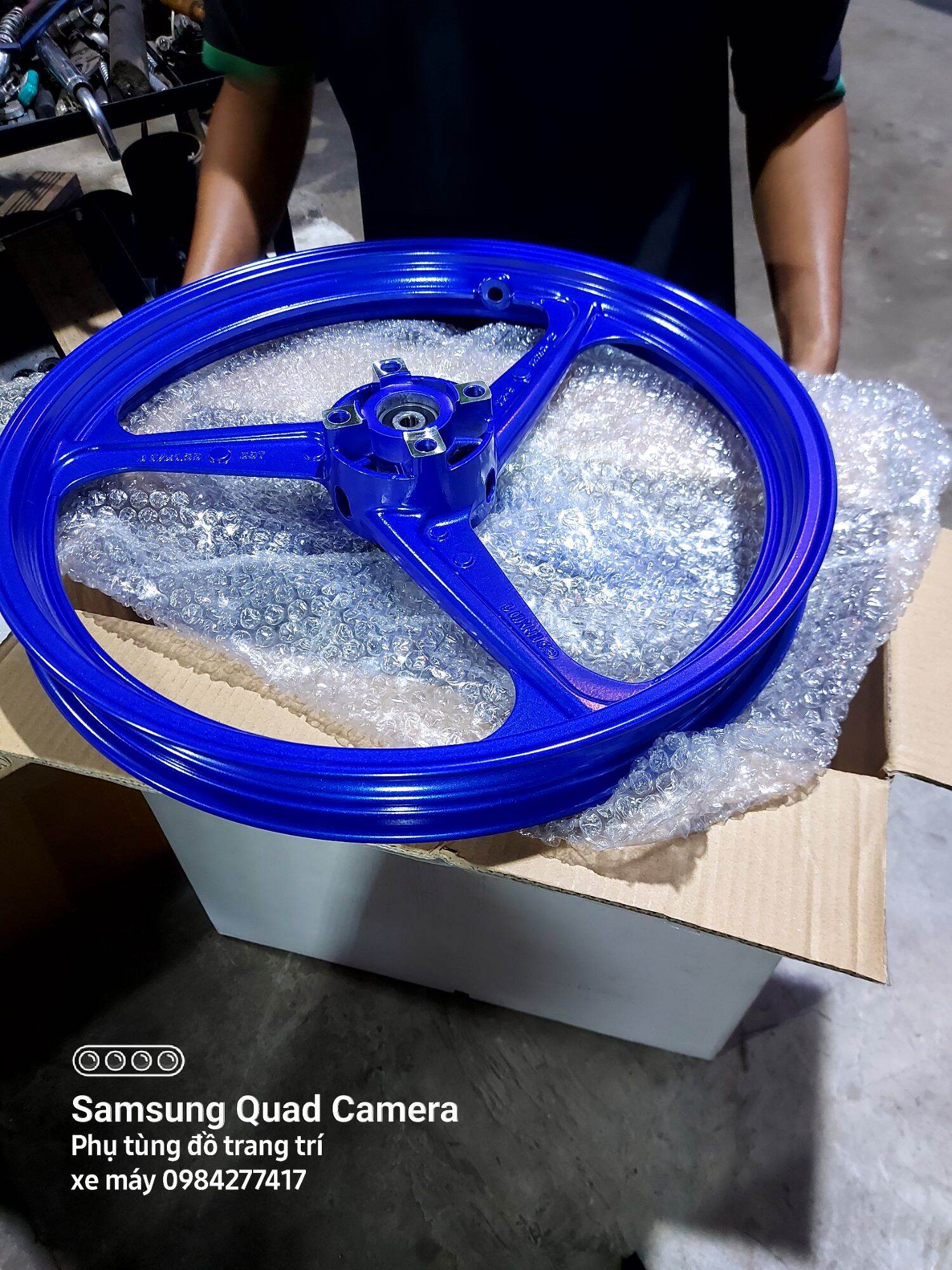 Mâm 3 đao ex150 màu xanh ảnh thật 100%