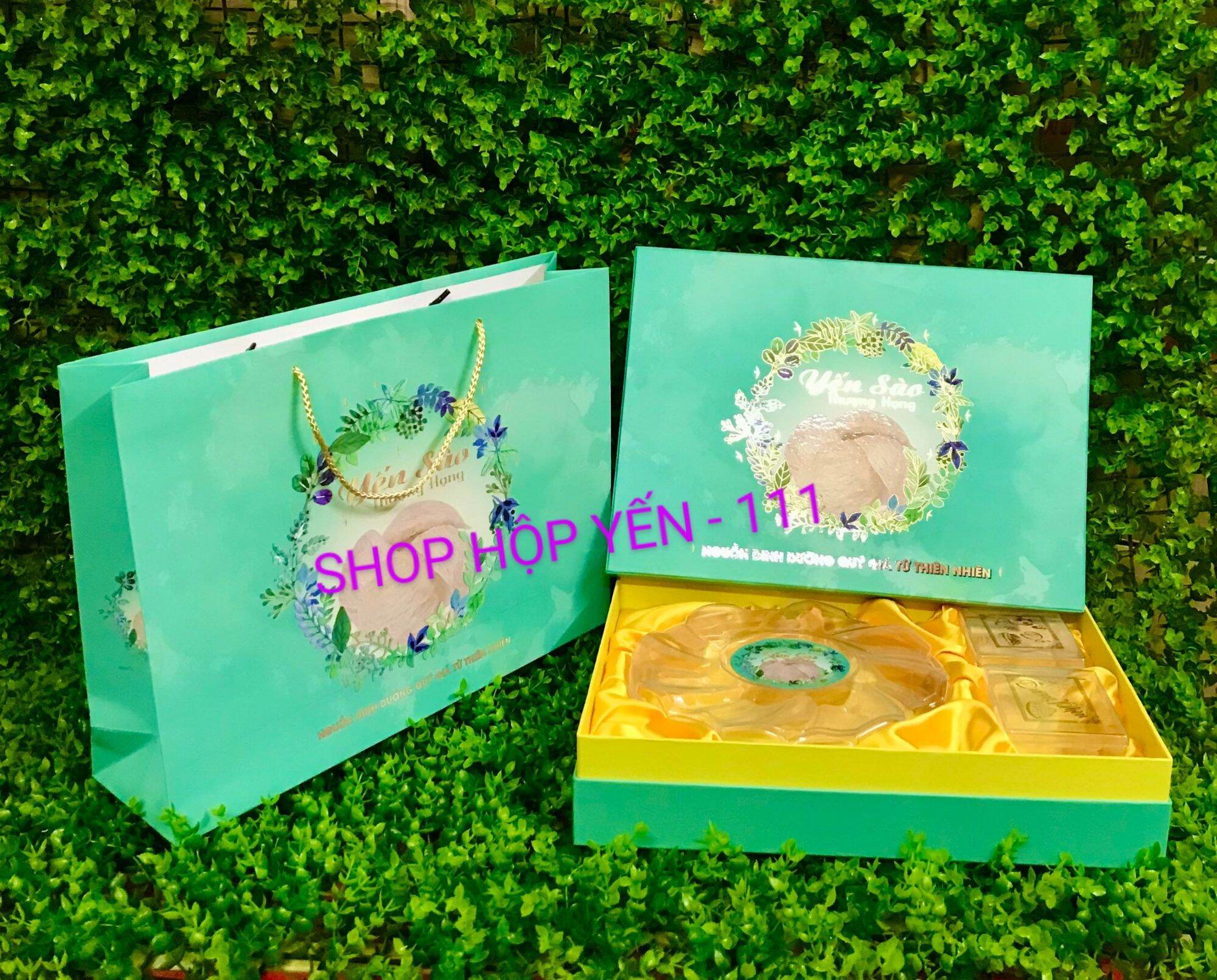 HỘP  ĐỰNG YẾN SÀO ( 2 khay đường  táo+ đường)