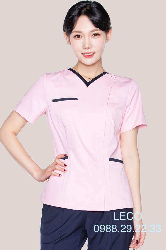 Bộ đồng phục Y tế - spa đủ mầu hàng cao cấp cotton lạnh Hàn
