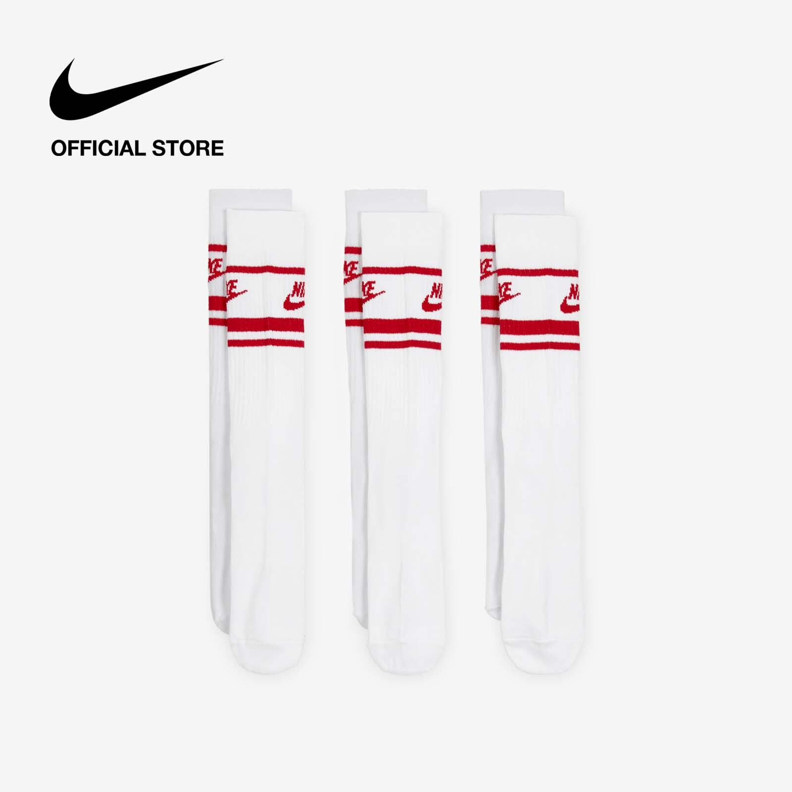 Tất Cổ Cao Nike Dri-FIT Sportswear Everyday Essential Crew Socks (3 Pairs) - White