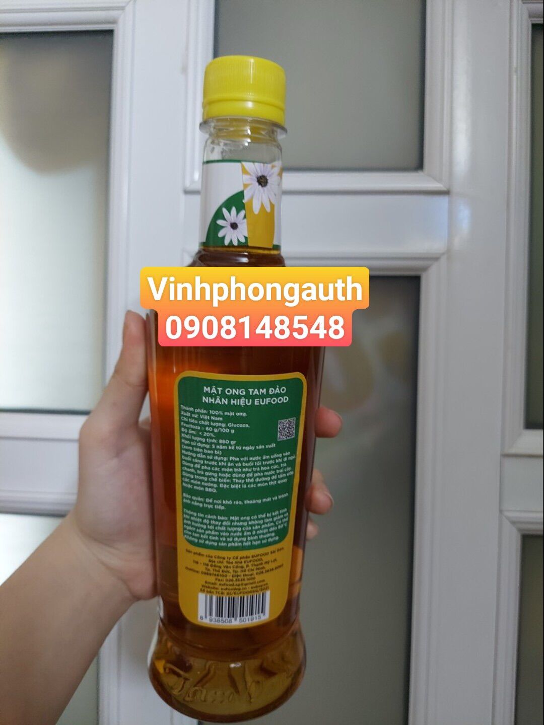 Mật ong Tam Đảo Eufood 860gr