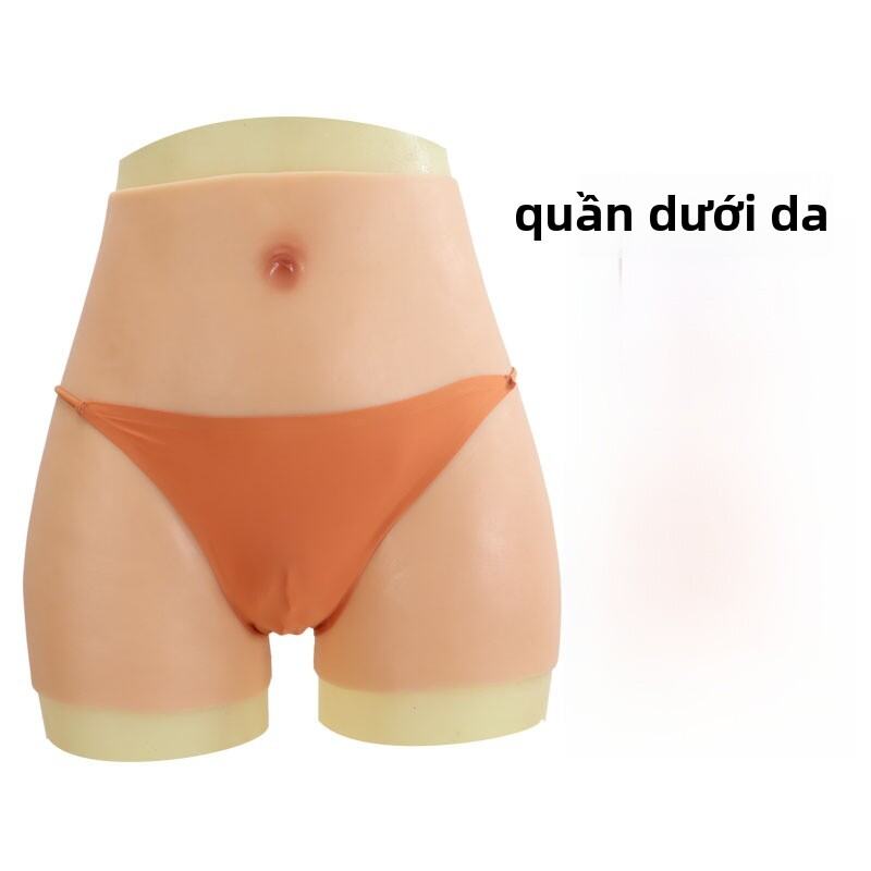 Quần Lót Chuyển Đổi Nam Nữ CD Quần Lót Giả Âm Đạo Có Thể Cắm Sạc Hông Dày Quần Áo Nam Giả Mạo Quần L