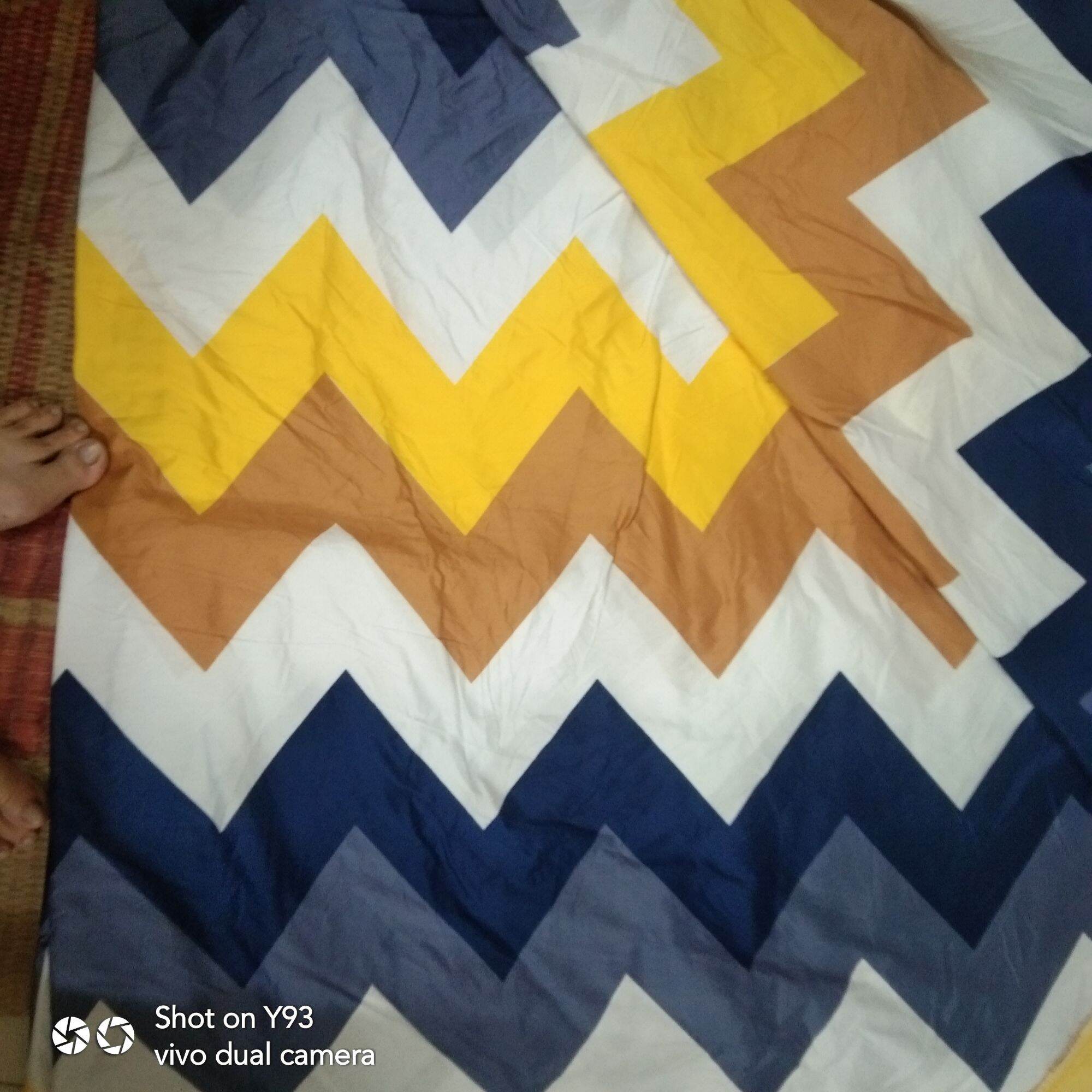 Vải thô cotton chuyên dụng may ga gối có khổ rộng235m