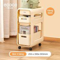 ecoco | Giá Sách Học Sinh Có Bánh Xe Đa Tầng