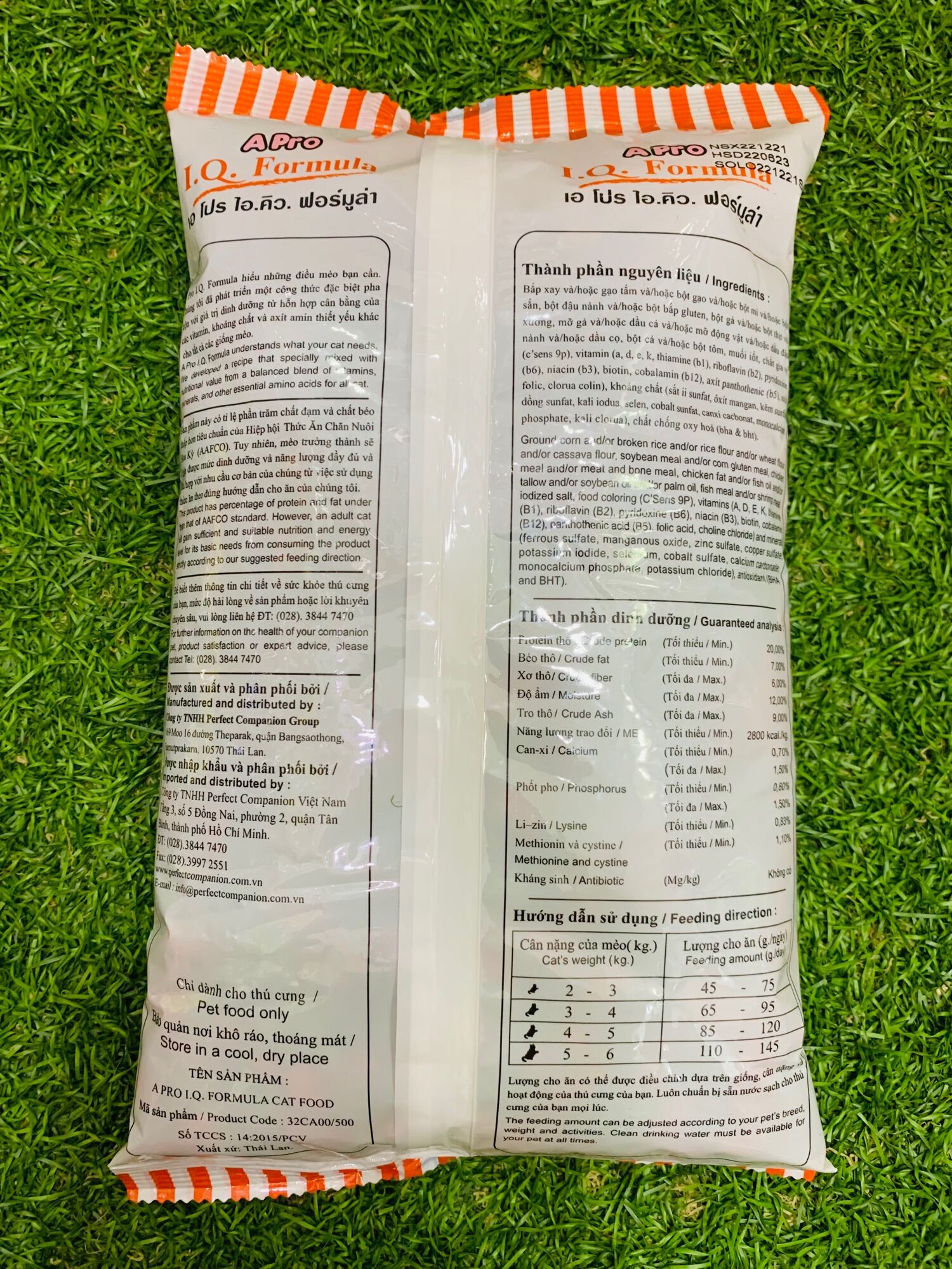 Thức ăn hạt cho mèo A Pro Cat Food 500g