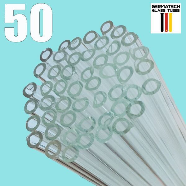 ống hút thủy tinh combo 50 trắng