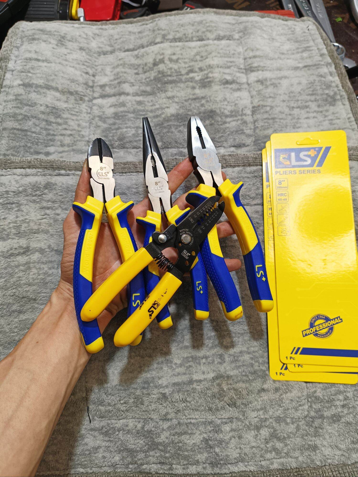 combo 4 kìm làm điện LS+ cao cấp