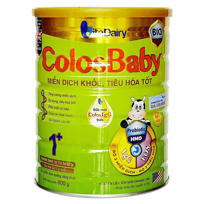 (DATE MỚI) Sữa bột Colosbaby BIO 0+, 1+, 2+ 800g