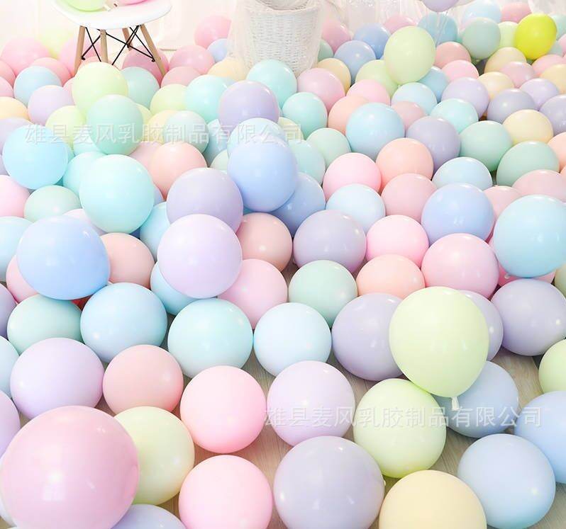 Sỉ 100 vỏ bóng bay màu pastel trang trí sinh nhật bb01
