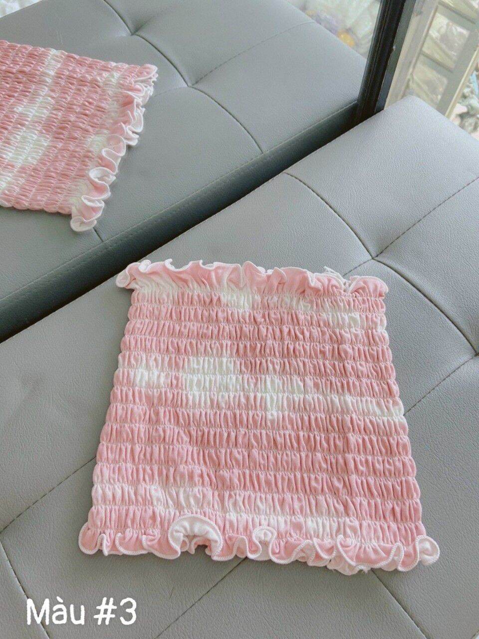 Áo ống nhún thun loang màu