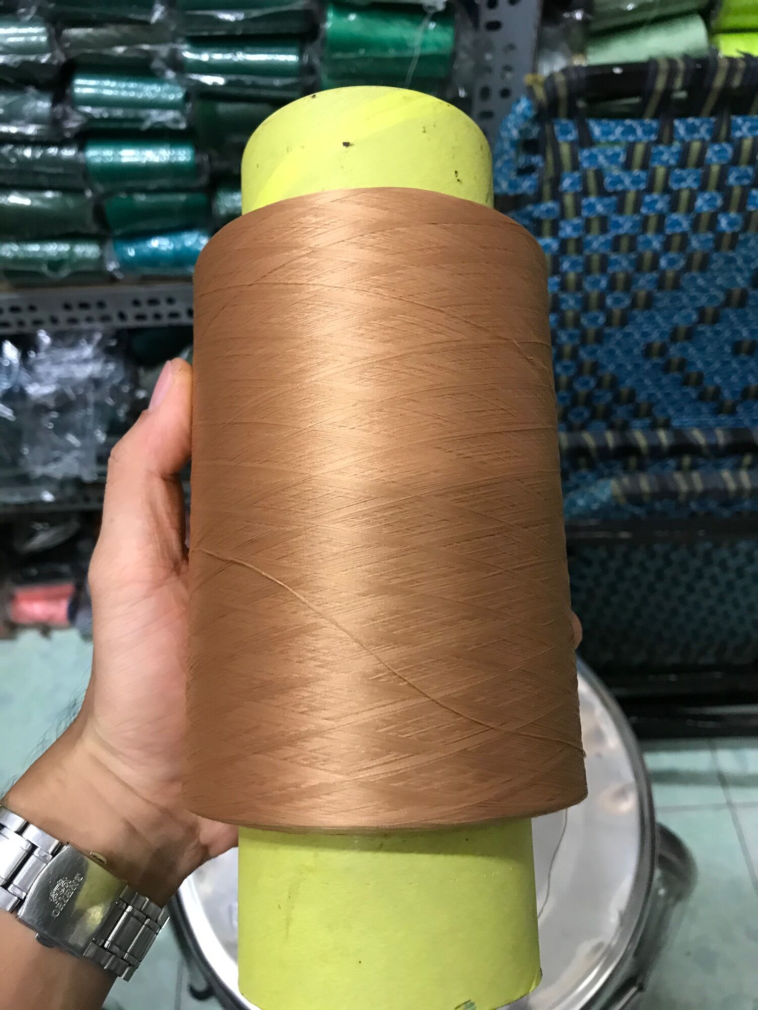 [HCM]Tơ vắt sổ màu da 150D - mã 34
