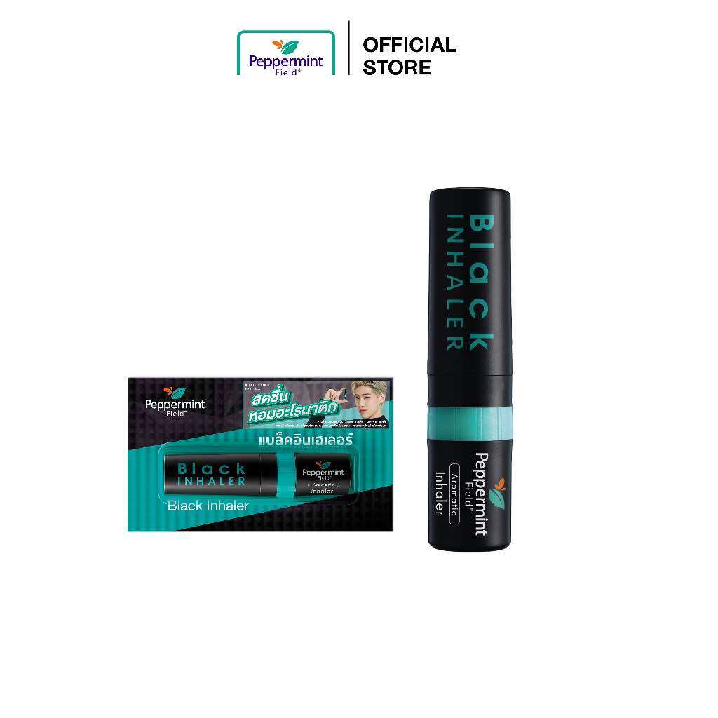Ống Hít Thông Mũi 2 Đầu Peppermint Black Field Thái Lan