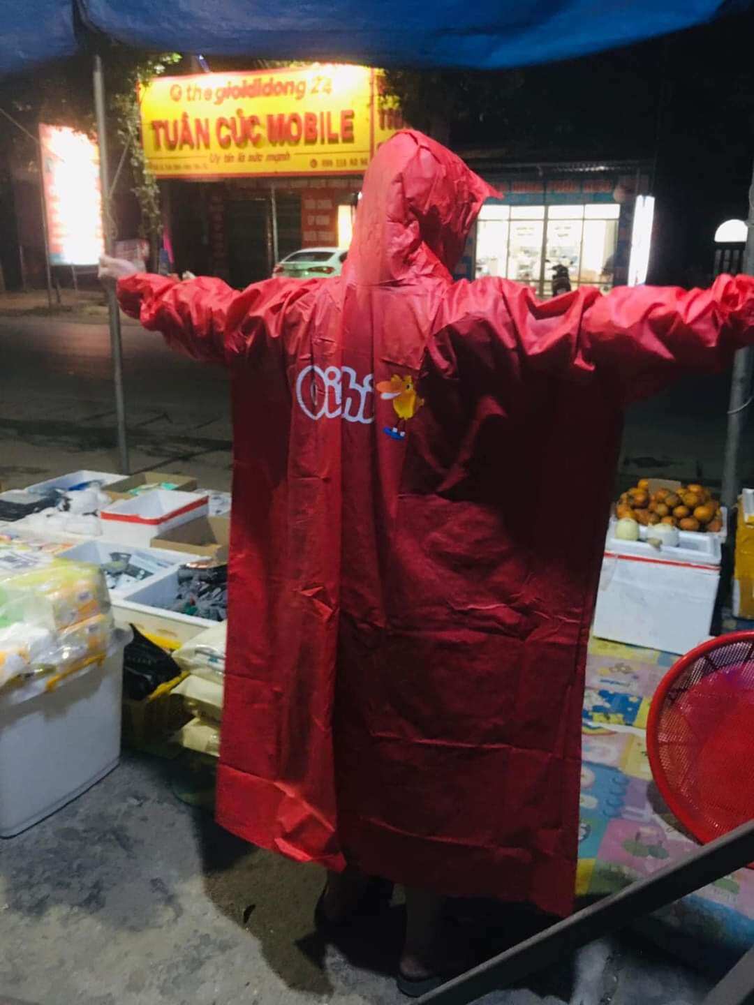 [HCM]Áo mưa hàng khuyến mãi oishi