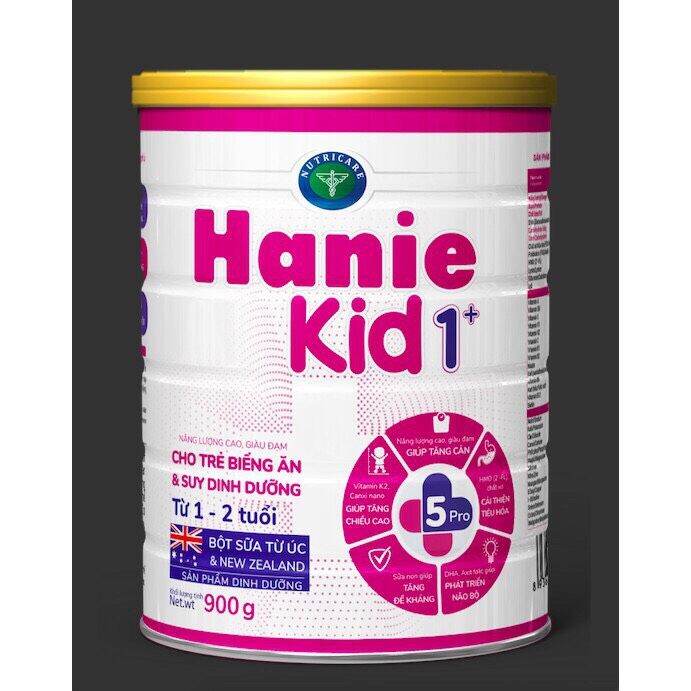 Sữa hanie kid 1+ lon 900g