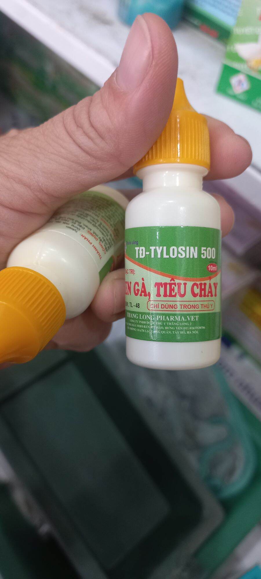 TĐ Tylosin 500 10 lọ 10ml  Dtri hen hà tiêu chảy sưng phù đầu vảy mỏ