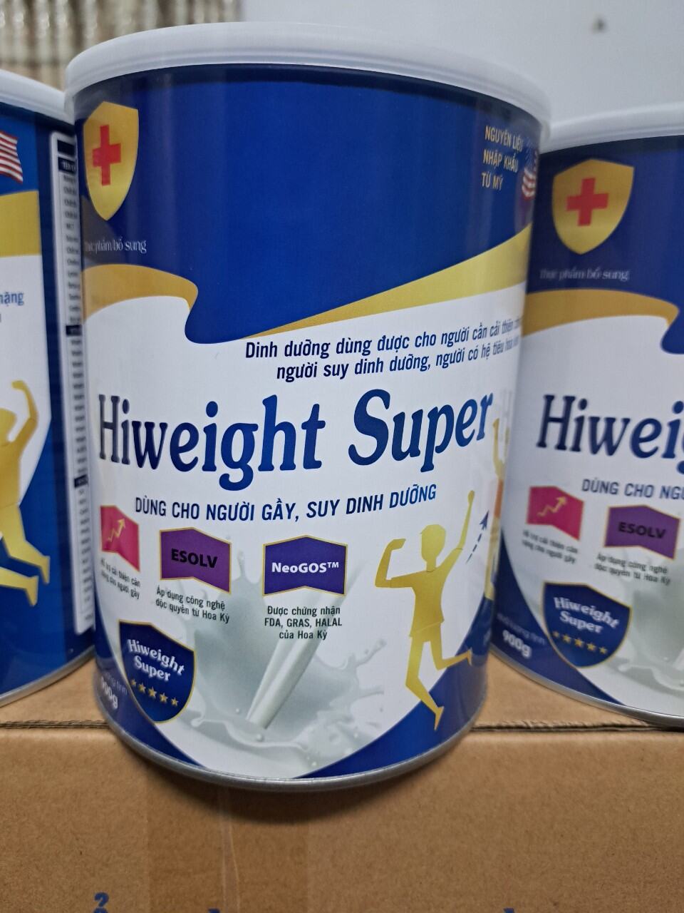 Sữa bột Siêu tăng cân Hiweight Super 900g date mới sx