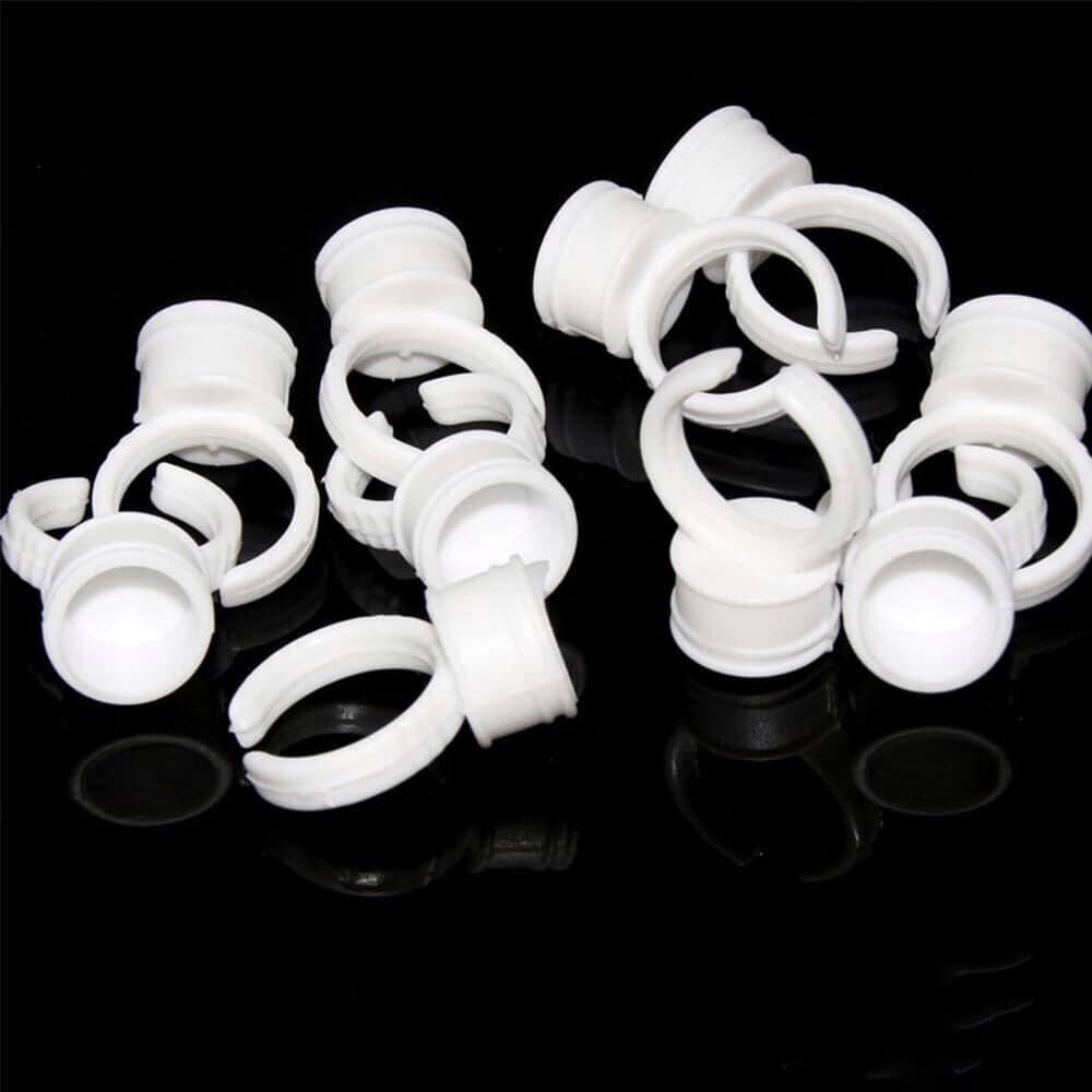 Bịch 100 Nhẫn Đựng Mực Phun Xăm