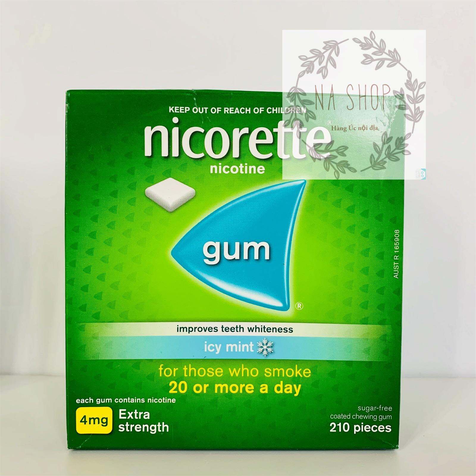 Kẹo cai T.H.U.Ố.C lá Nicorette Gum 4mg icy