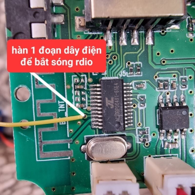 mạch 1 loa bluetooth radio+thẻ nhớ+usb mini 3w
