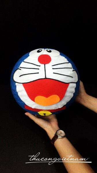 Kit lồng đèn giấy tròn Doraemon