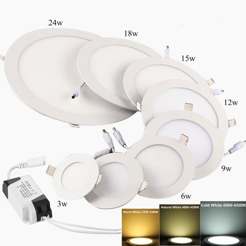 Bộ 10 đèn led âm trần 12w siêu mỏng Thiên Mã