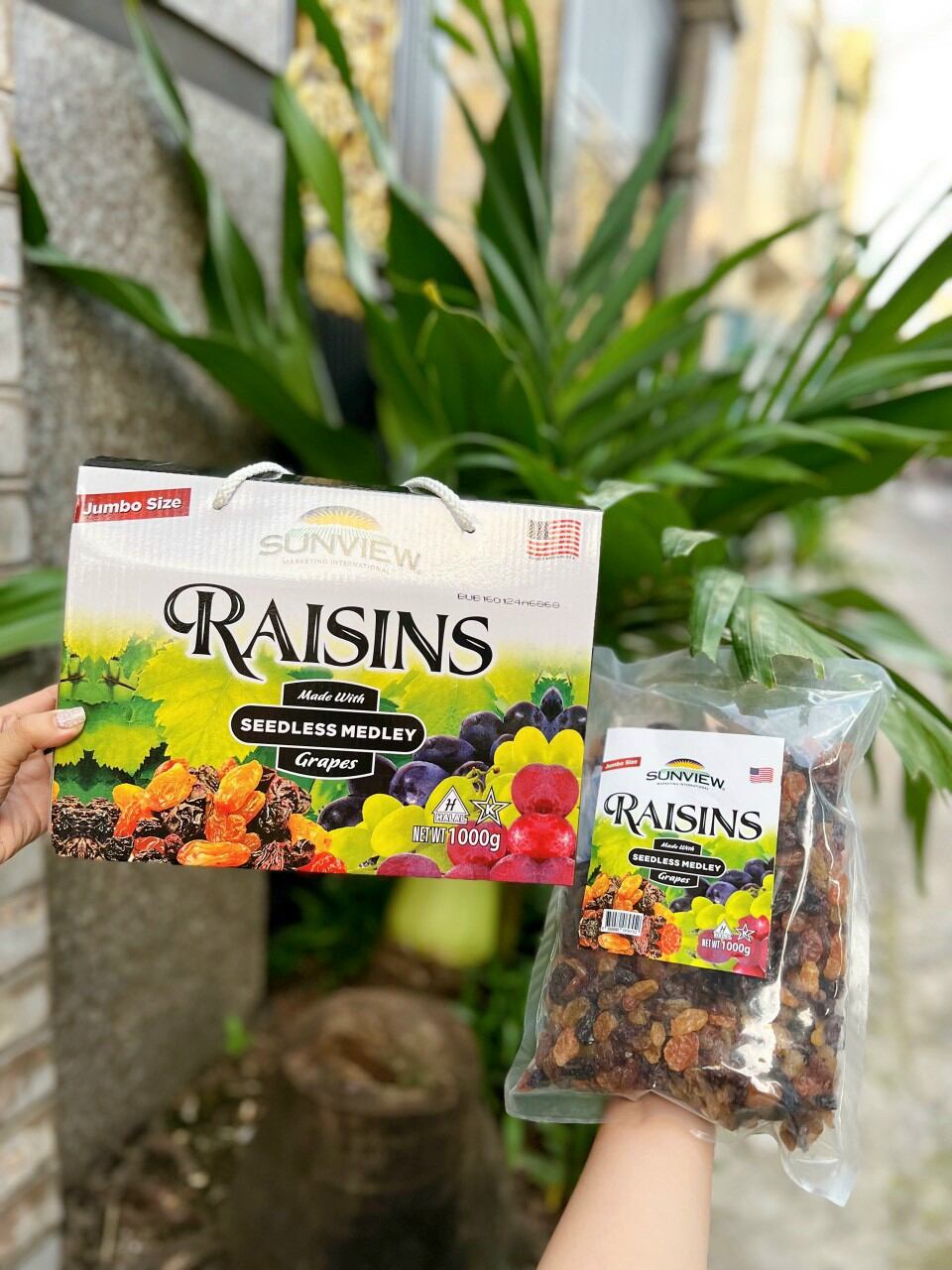 Nho Rainsins hộp 1kg siêu hot