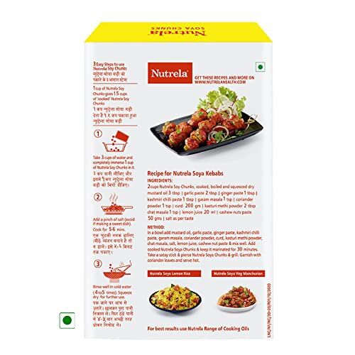 NUTRELA - Soya Chunks - Đậu hủ khô Ấn Độ