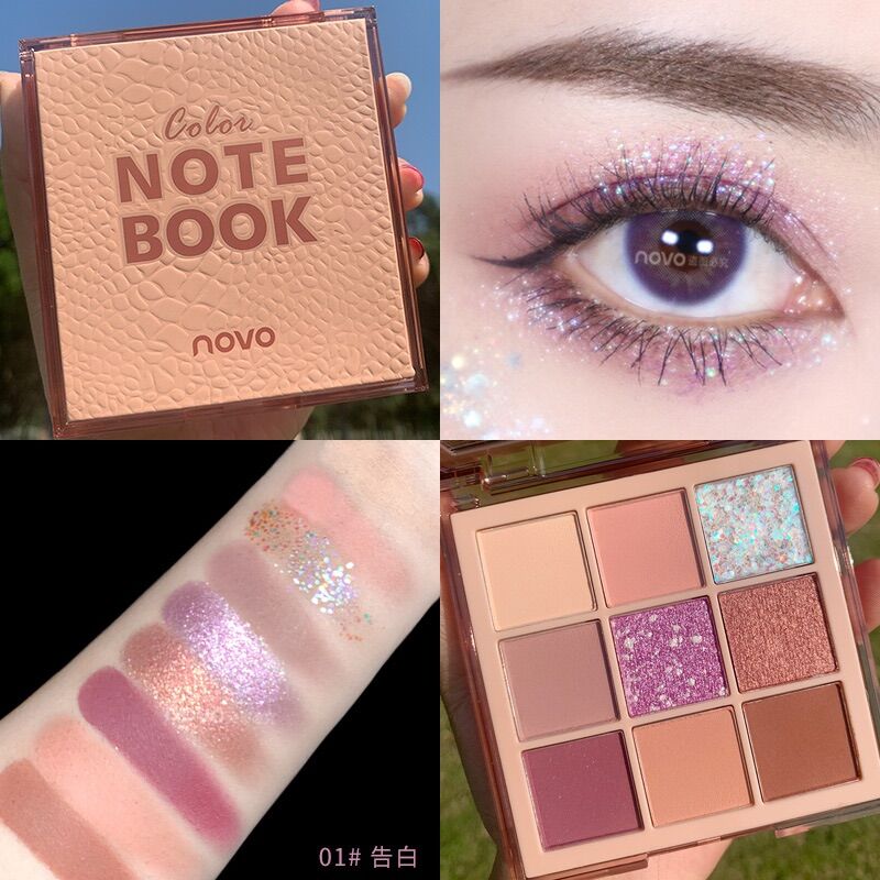 Bảng Phấn Mắt Novo Color Note Book