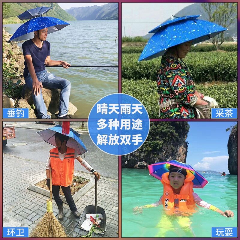 Mũ dù đội đầu, làm vườn, trồng lúa