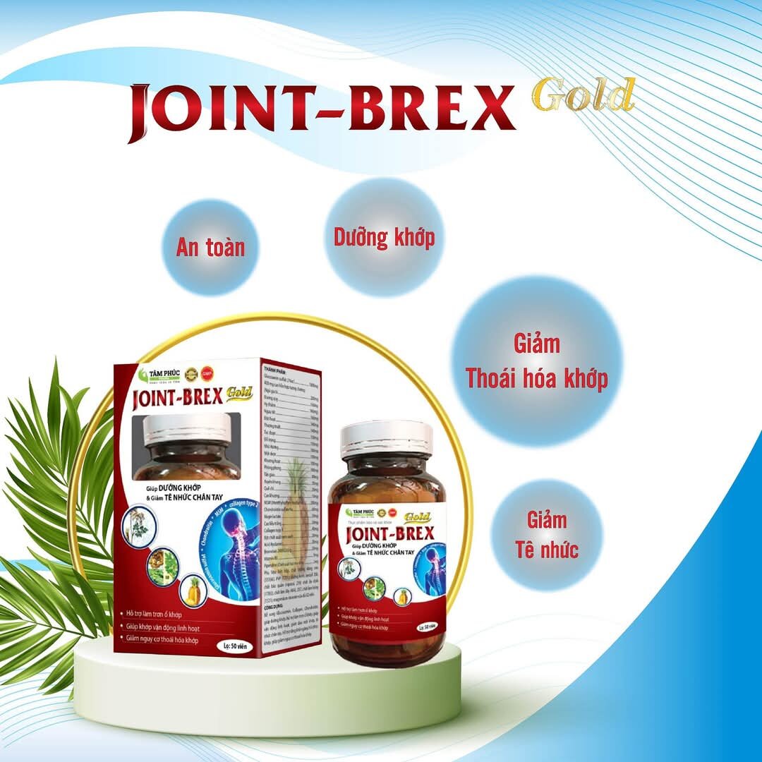KIỆN KHỚP TIÊU THỐNG JIONT - BREX bổ khớp, dưỡng khớp, thông kinh hoạt lạc, giảm đau tê nhức xương khớp, tê bì chân tay, đau mỏi cổ vai gáy