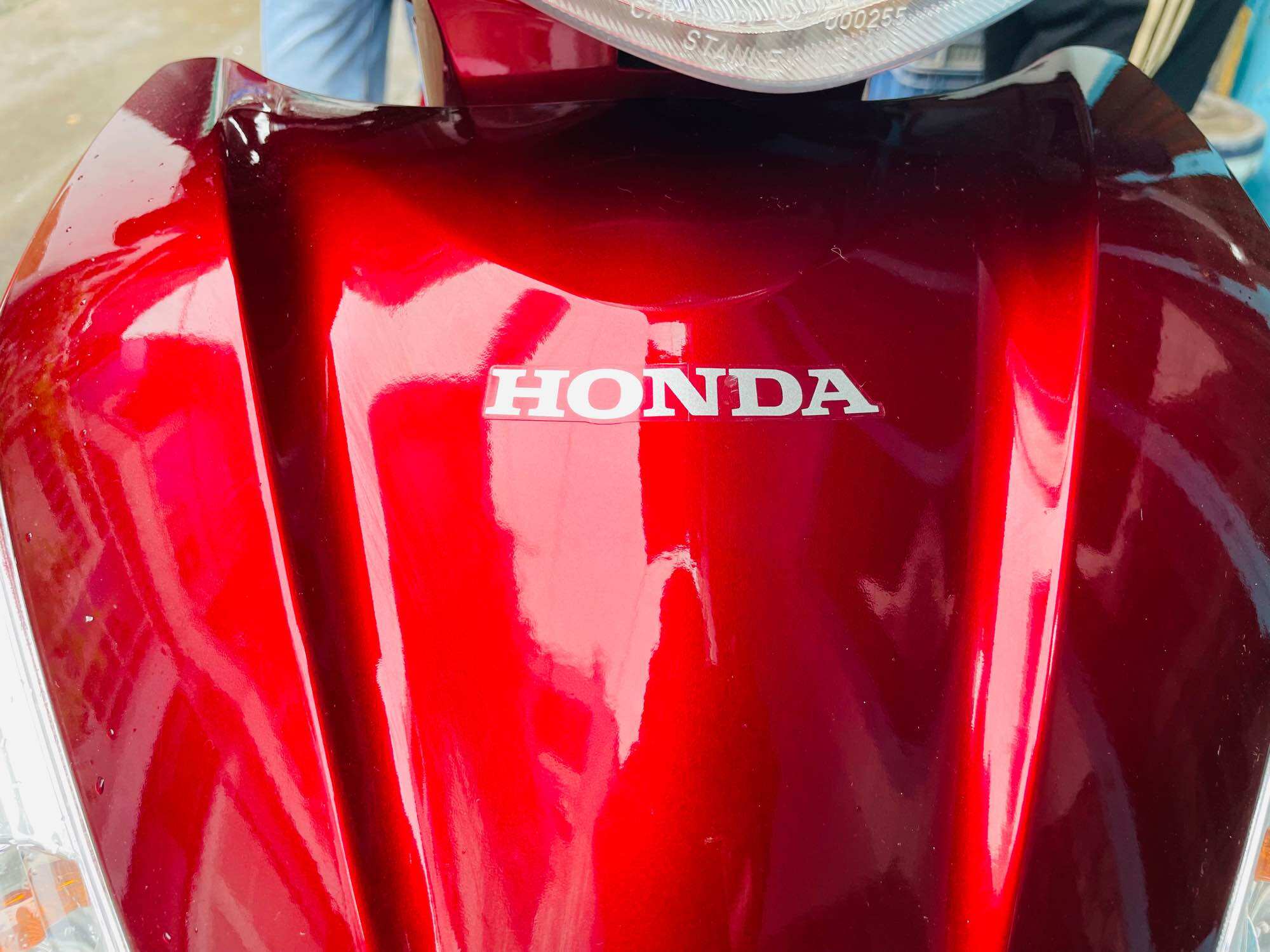 Tem Cong honda zin Bạc dán mặt nạ
