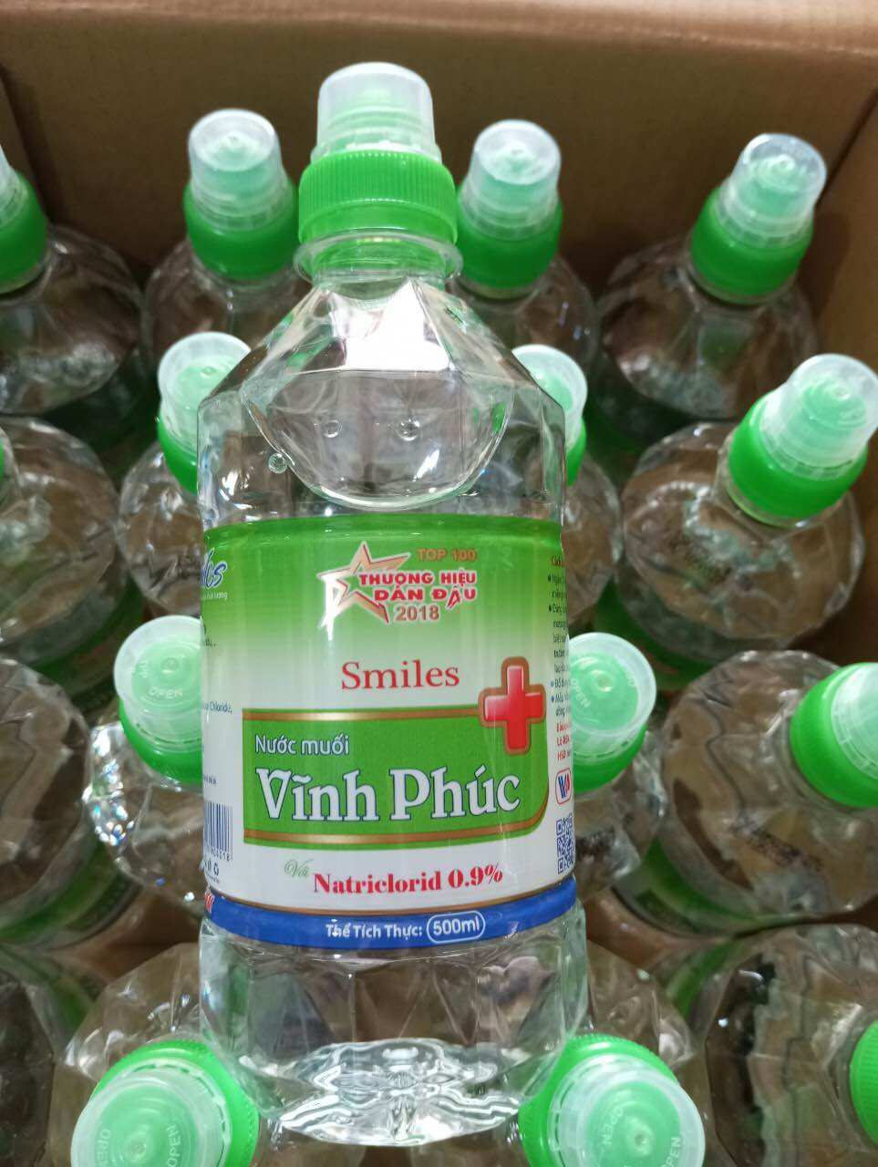 Nước muối sinh lý 0.9% chai 500 mL và 1000 mL