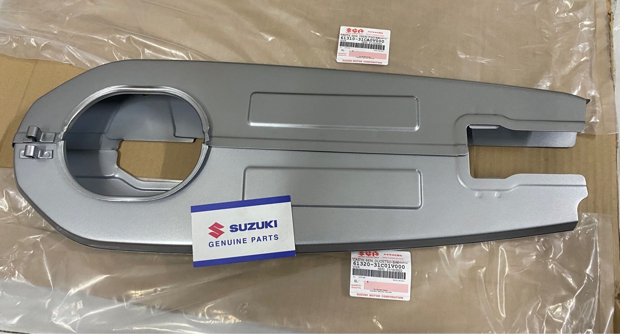 Bộ cacte che sên viva 110 suzuki chính hãng