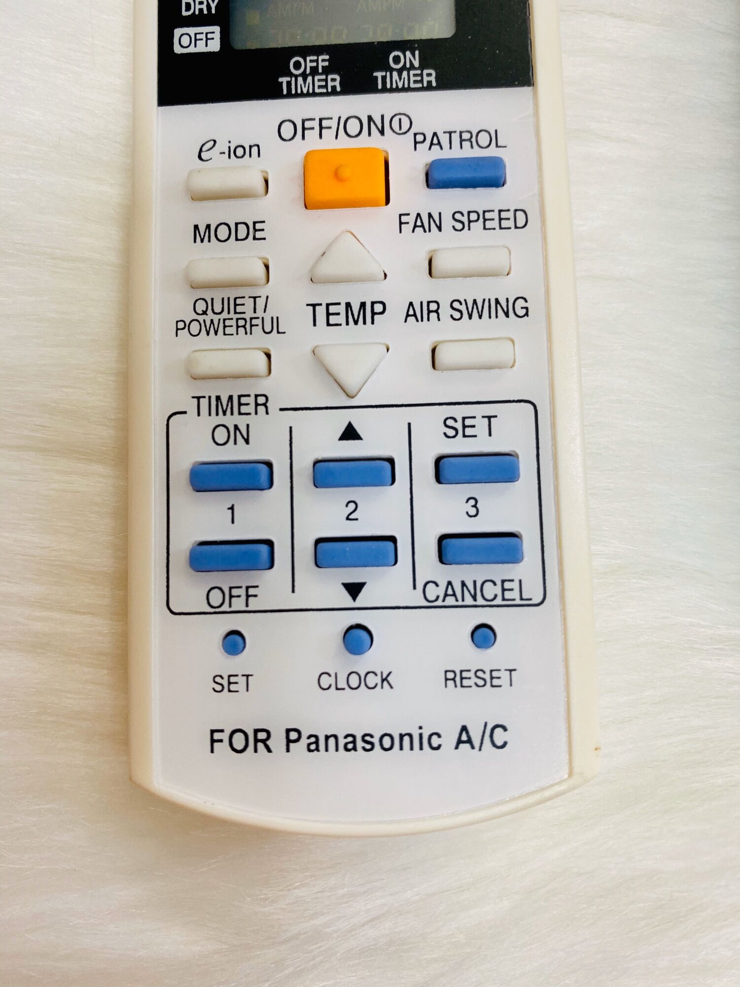 [HCM]REMOTE ĐIỀU KHIỂN ĐIỀU HOÀ MÁY LẠNH PANASONIC E-ION