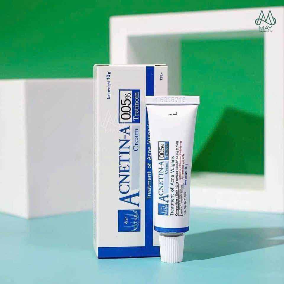 Kem bôi mụn acnetina 0"05 nội địa thái lan