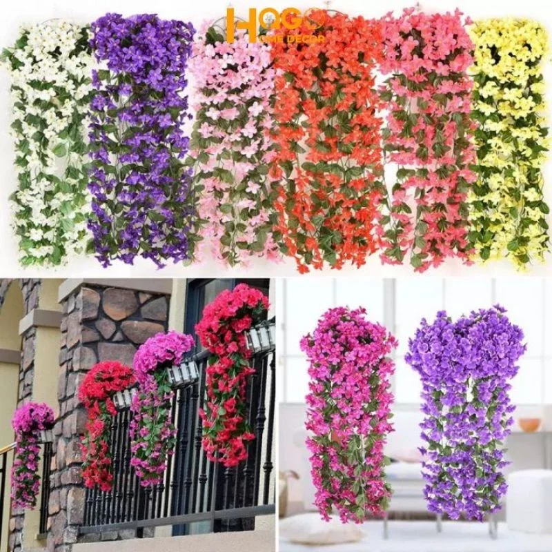 Chùm hoa đỗ quyên treo tường , màu ngẫu nhiên