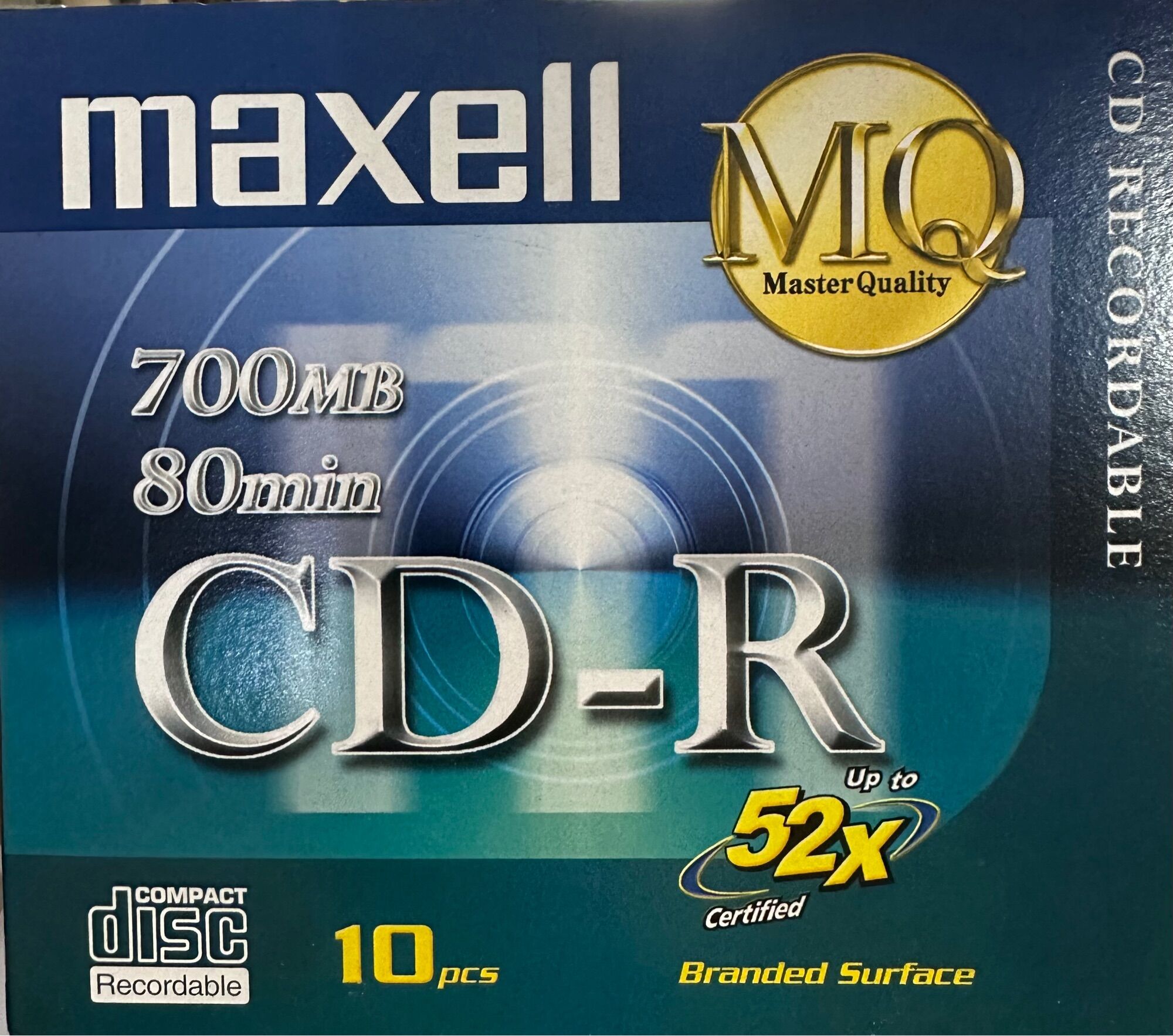 Đĩa cd maxell có hộp