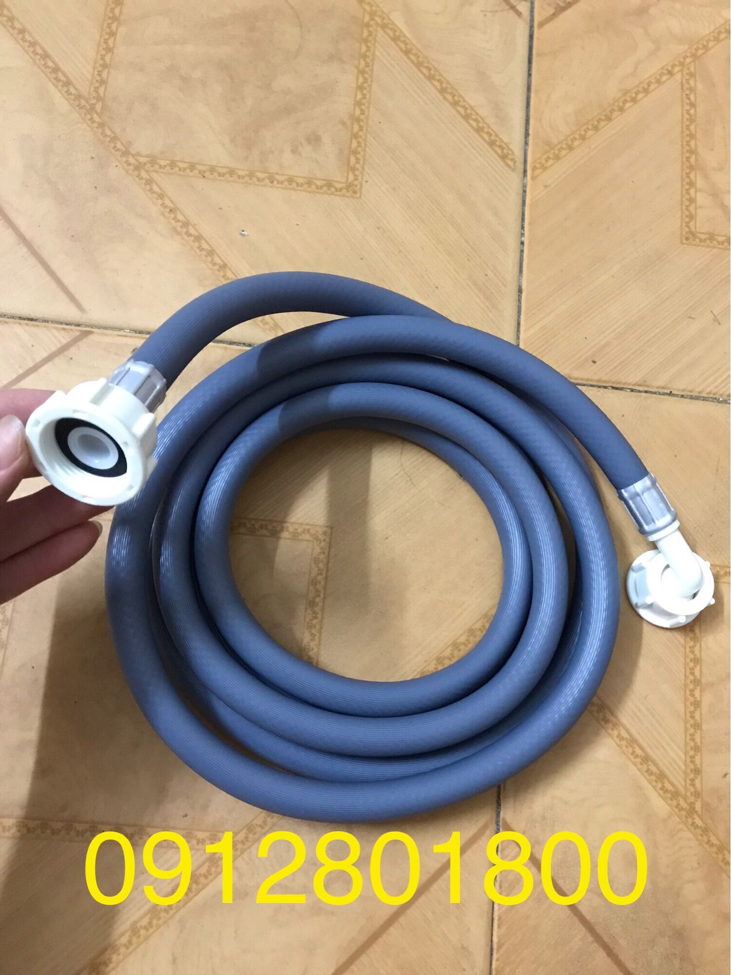 Dây cấp nước máy giặt 2 đầu ren dài 3m 3 mét