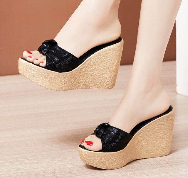 dép đế xuồng nơ nhũ 10f