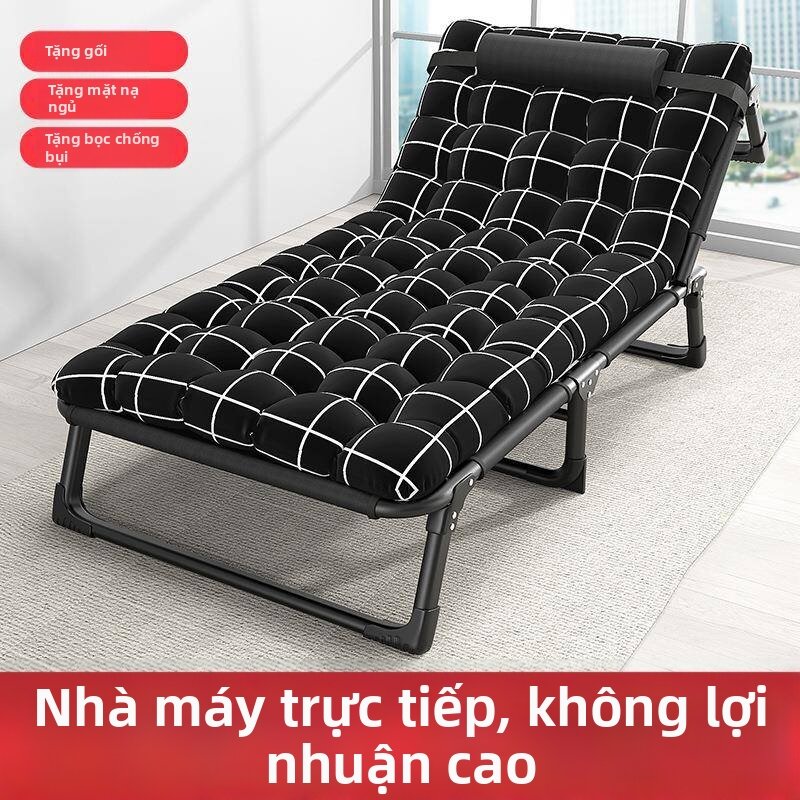 Foldable Single Bed Outdoor Office Nap Simple Design Portable Wagon Bed Canopy Easy to Use for Lunch Breaks And Military Camping Giá 701,000 Đồng*Miễn phí vận chuyển