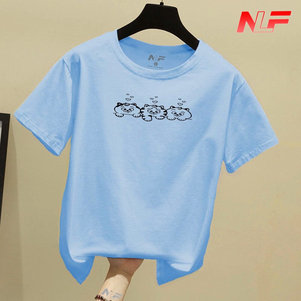 T-Shirt Ba Con Mèo TIA-074