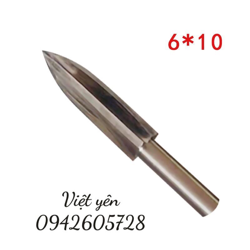 Mũi Khoan Khắc Gỗ 3 Lưỡi Đầu Nhọn – Dao Phay Điêu Khắc Gỗ, Chạm Khắc Gỗ Ô Liu, Gia Công Gỗ Thủ Công