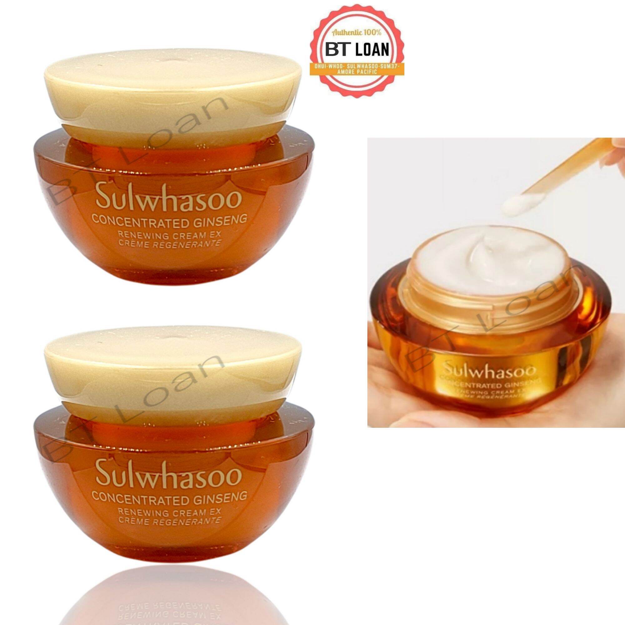[HCM]Kem tái tạo da từ nhân sâm cô đặc Sulwhasoo Concentrated Ginseng Renewing Cream ex 5ml mới sản phẩm có nguồn gốc xuất xứ rõ ràng dễ dàng sử dụng cam kết sản phẩm y như hình